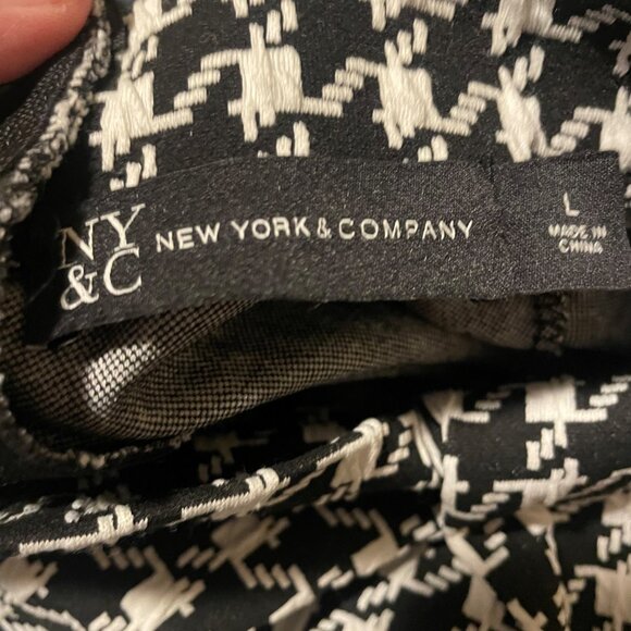 3/$10   New York & Co. Pleated Neck A-Line Dress - Picture 5 of 6